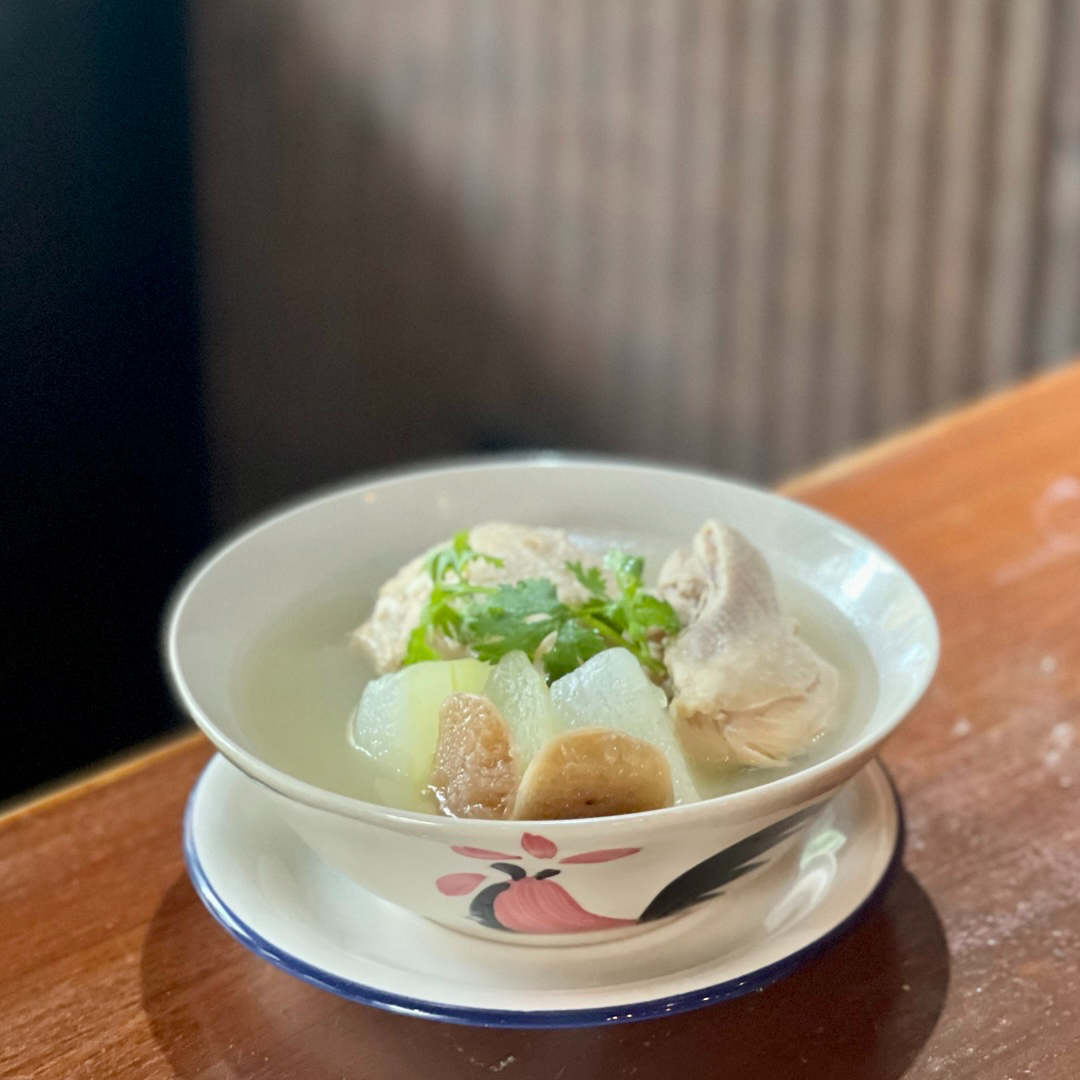 ไก่ตุ๋นฟักมะนาวดอง (ถ้วย)