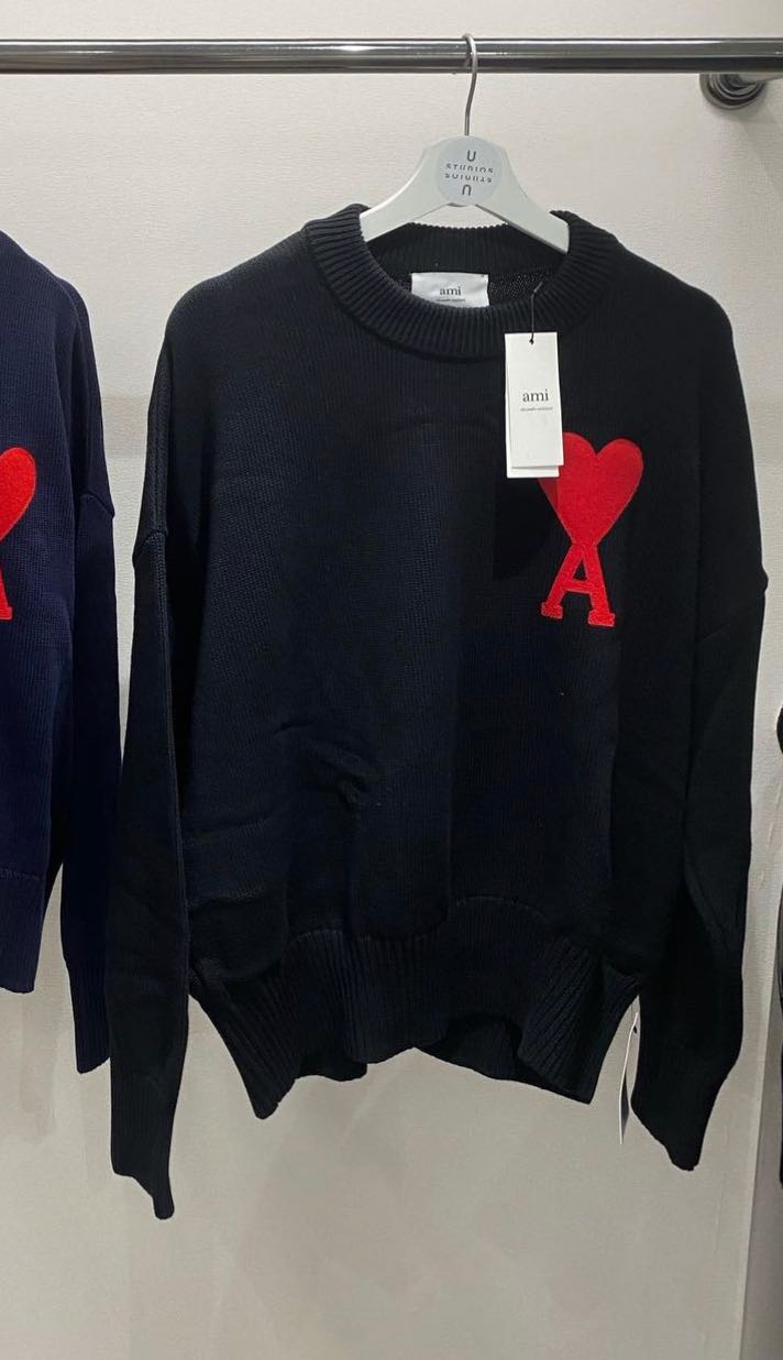 Ami sweaters knit black 