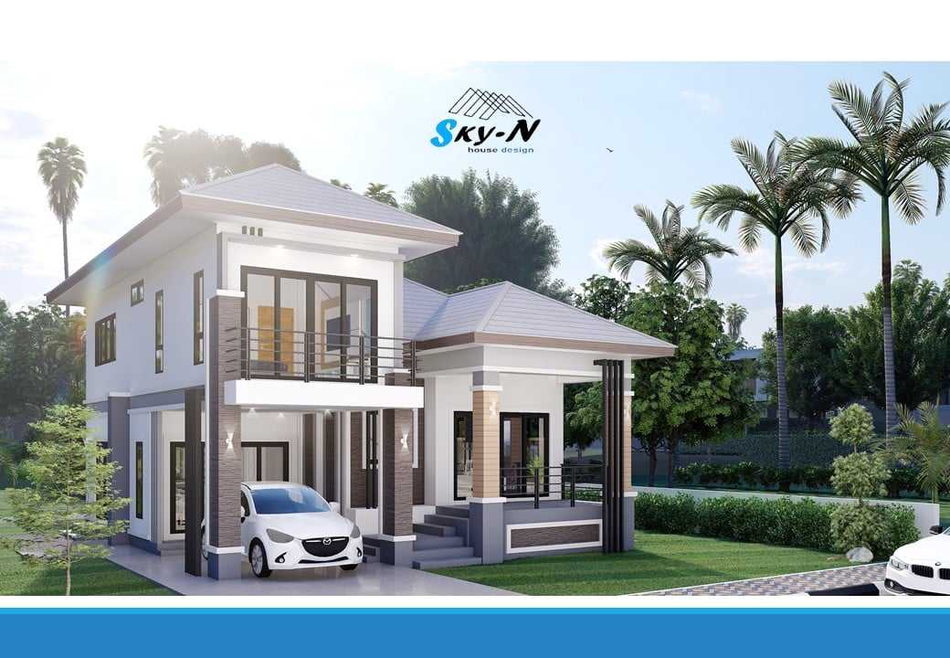 บ้านพักอาศัยชั้นครึ่ง 3 ห้องนอน 2 ห้องน้ำ กว้าง 9 เมตร ลึก 11 เมตร
