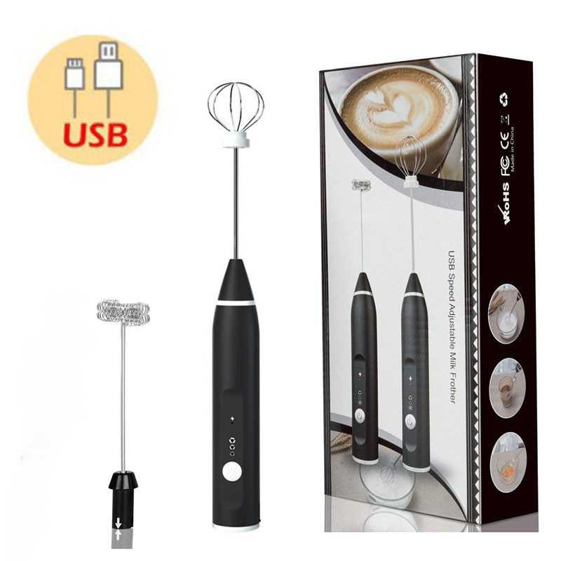 เครื่องตีฟองนม เครื่องตีฟองนมไฟฟ้า ชาร์จแบบUSB