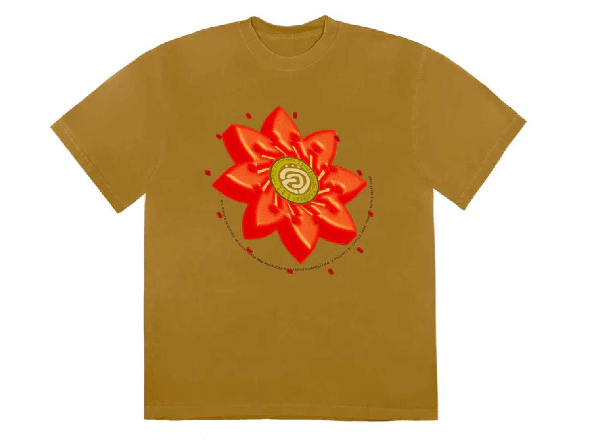 Travis Scott Cactus Jack Flower Tee (TAN)