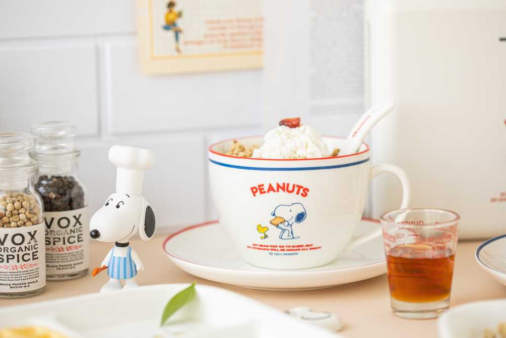 ( พร้อมส่ง ) Snoopy Cup Set ชุดแก้วสนู้ปปี้ 2 ชุด