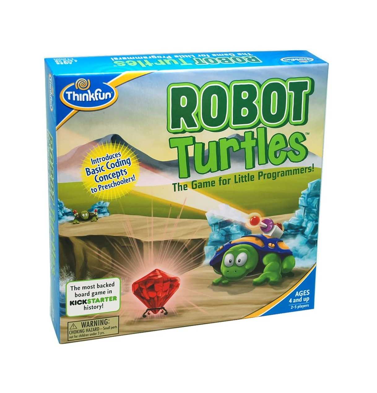 THINK FUN, Robot Turtles ของเล่นฝึกสมอง เสริมเชาว์ ของเล่นเด็กสำหรับ 4 ปีขึ้นไป ลิขสิทธิ์แท้อเมริกา