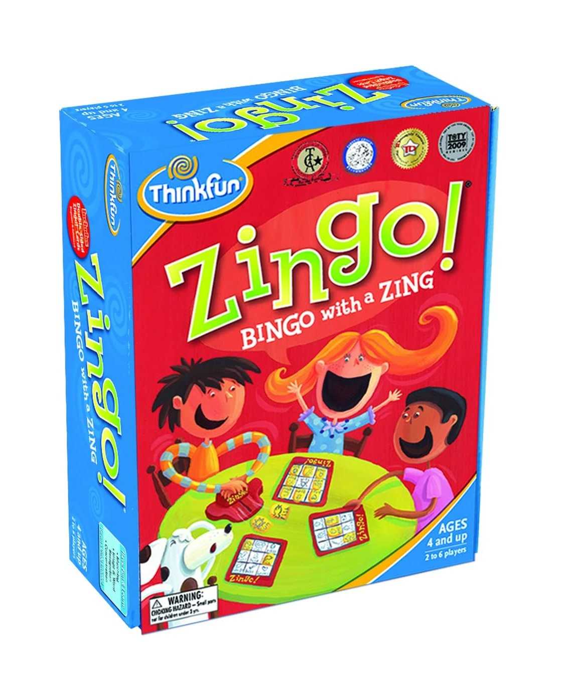 THINK FUN, Zingo Bingo ของเล่นฝึกสมอง เสริมเชาว์ ของเล่นเด็กสำหรับ 4 ปีขึ้นไป ลิขสิทธิ์แท้อเมริกา