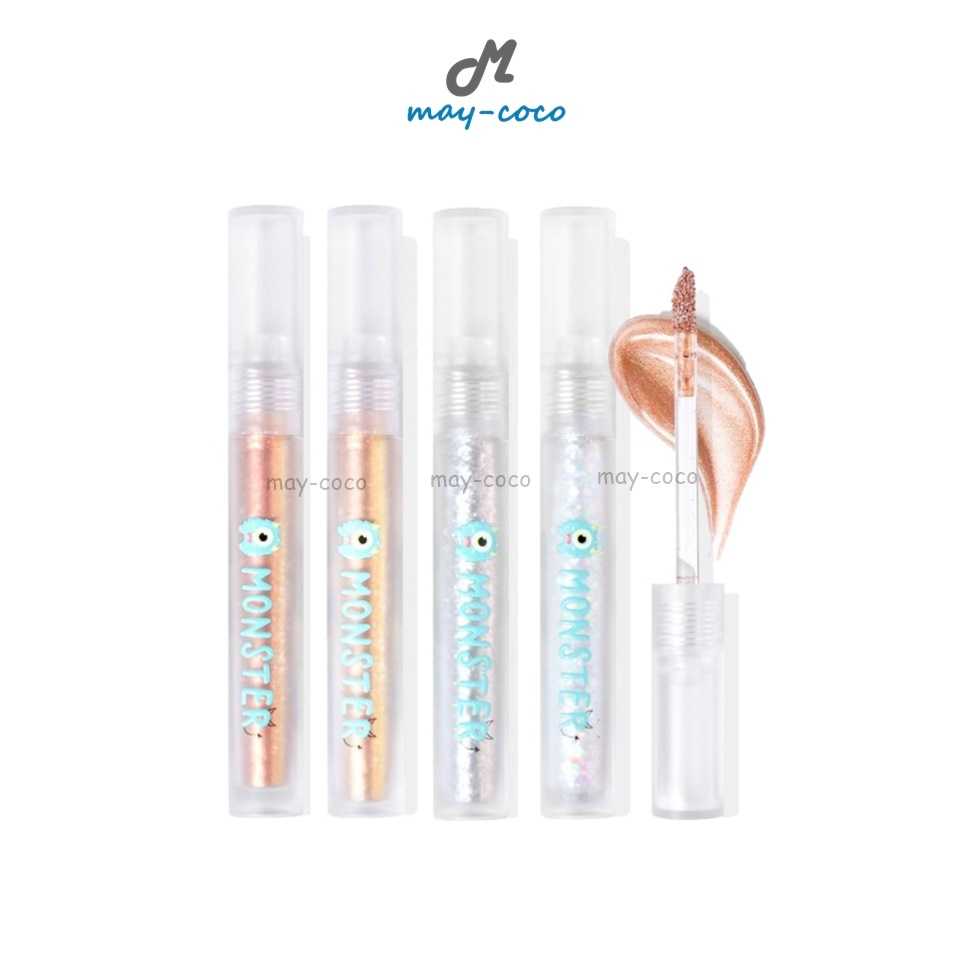 อายแชโดว์ Nee Cara Monster Liquid Eyeshadow ลิควิดอายแชโดว์ กลิตเตอร์ ชิมเมอร์ ตาวิ้ง ทาตา เกาหลี