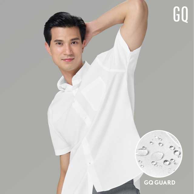 GQWhite™ Shirt - Short Sleeve ที่สุดแห่งเสื้อเชิ้ตสีขาวแขนสั้น