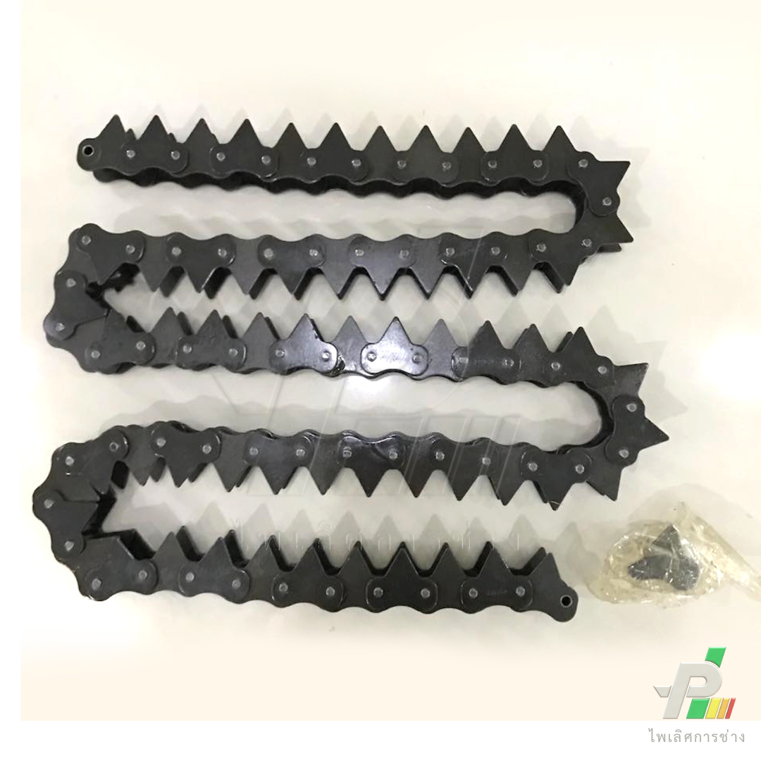 โซ่ลำเลียง PH-5010  67ข้อ ใน22mm xสูง40mm xระยะข้อ33mm สำหรับรถเกี่ยวข้าว นวดคอรวง