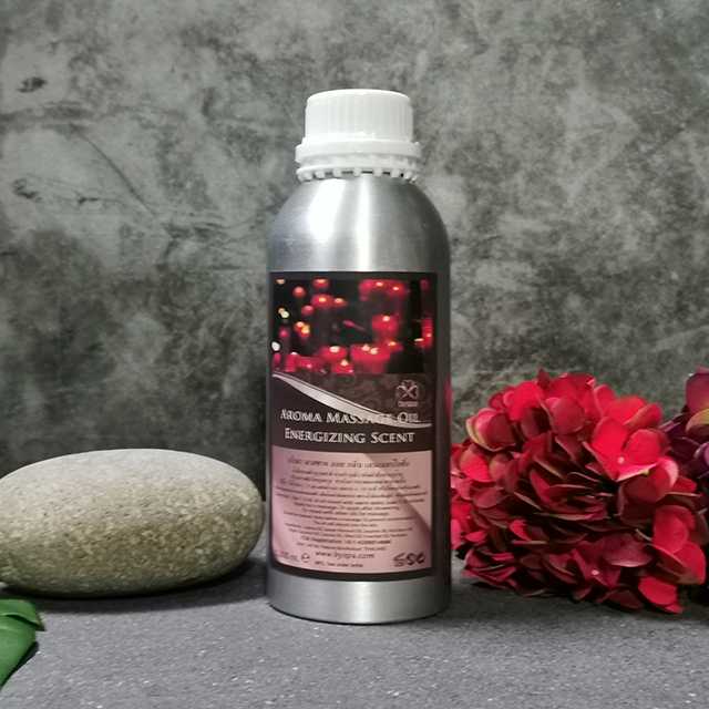 Aroma massage Oil Energizing  น้ำมันนวดตัวอโรมา กลิ่น เอนเนอร์ไจซิ่ง   1,000 ml.
