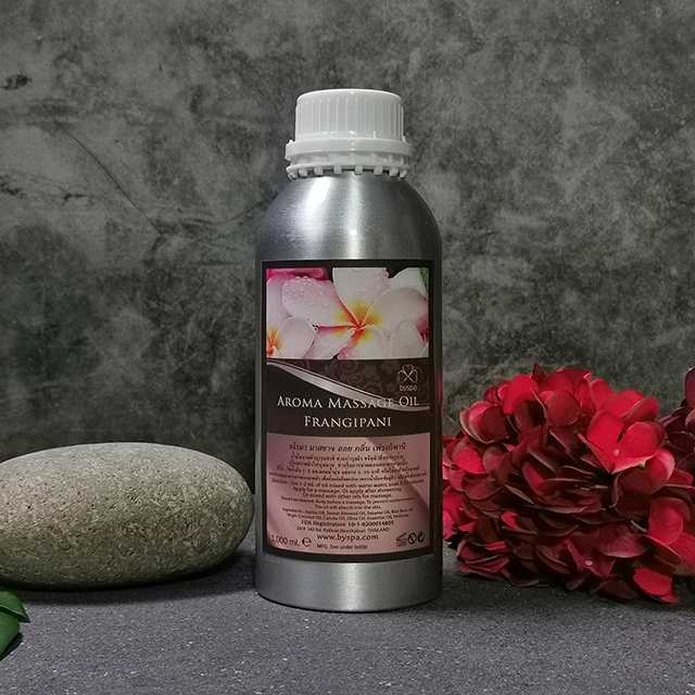 Aroma massage Oil Frangipani  น้ำมันนวดตัวอโรมา กลิ่น แฟรงกิพานี (ลีลาวดี) 1,000 ml.