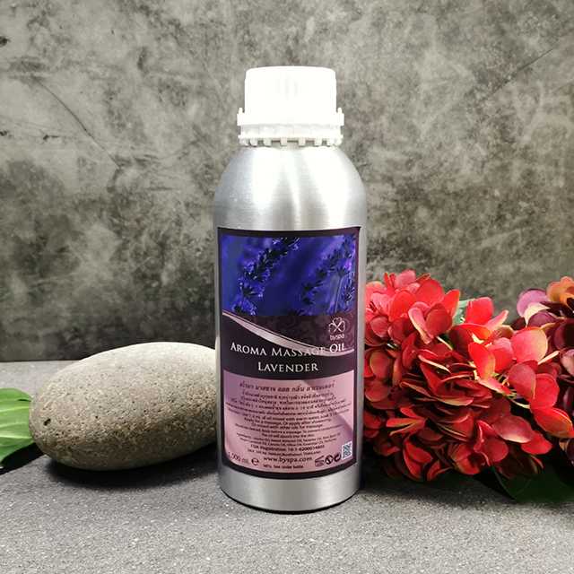 Aroma massage Oil Lavender  น้ำมันนวดตัวอโรมา กลิ่น ลาเวนเดอร์  1,000 ml.