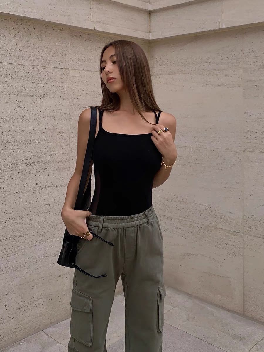 Babe top in Black S,M