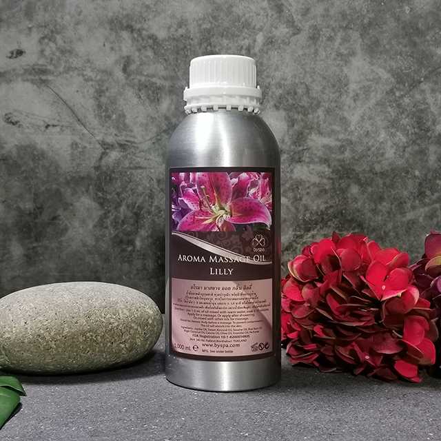 Aroma massage Oil Lilly น้ำมันนวดตัวอโรมา กลิ่น ลิลลี่  1,000 ml.