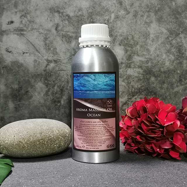 Aroma massage Oil Ocean น้ำมันนวดตัวอโรมา กลิ่น โอเชี่ยน  1,000 ml.