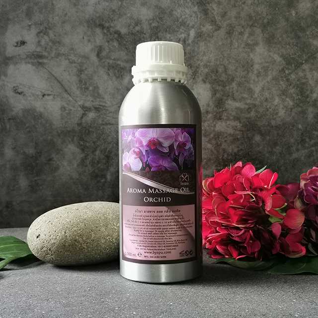 Aroma massage Oil Orchid น้ำมันนวดตัวอโรมา กลิ่น ออคิด (กล้วยไม้)  1,000 ml.