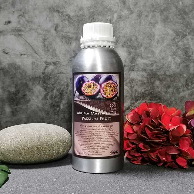 Aroma massage Oil Passion Fruit  น้ำมันนวดตัวอโรมา กลิ่น แพสชั่นฟรุต  1,000 ml.