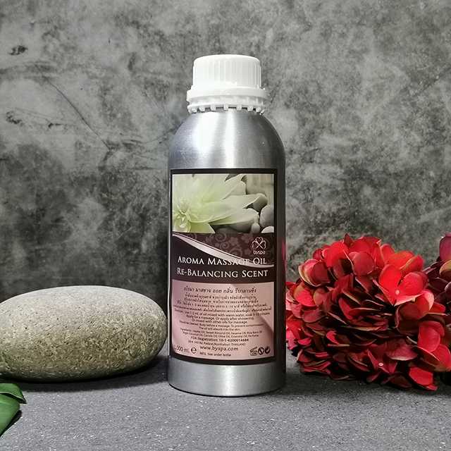 Aroma massage Oil Re-Balance น้ำมันนวดตัวอโรมา กลิ่น รีบาลานซ์   1,000 ml.