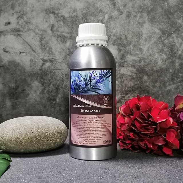 Aroma massage Oil Rosemary  น้ำมันนวดตัวอโรมา กลิ่น โรสแมรี่  1,000 ml.