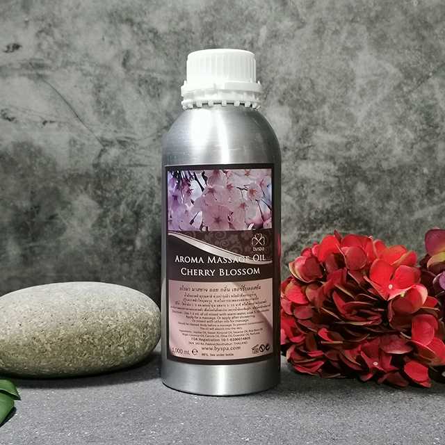 Aroma massage Oil Sakura น้ำมันนวดตัวอโรมา กลิ่น ซากุระ  1,000 ml.