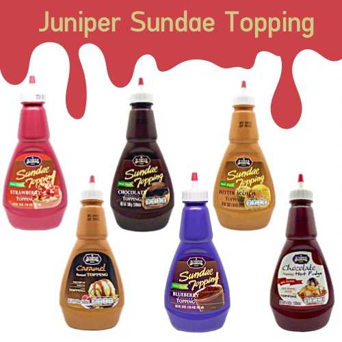 Juniper Sundae Topping | จูนิเปอร์ซันเดย์ท็อปปิ้ง ขวดบีบ | ขนาด 500 G.