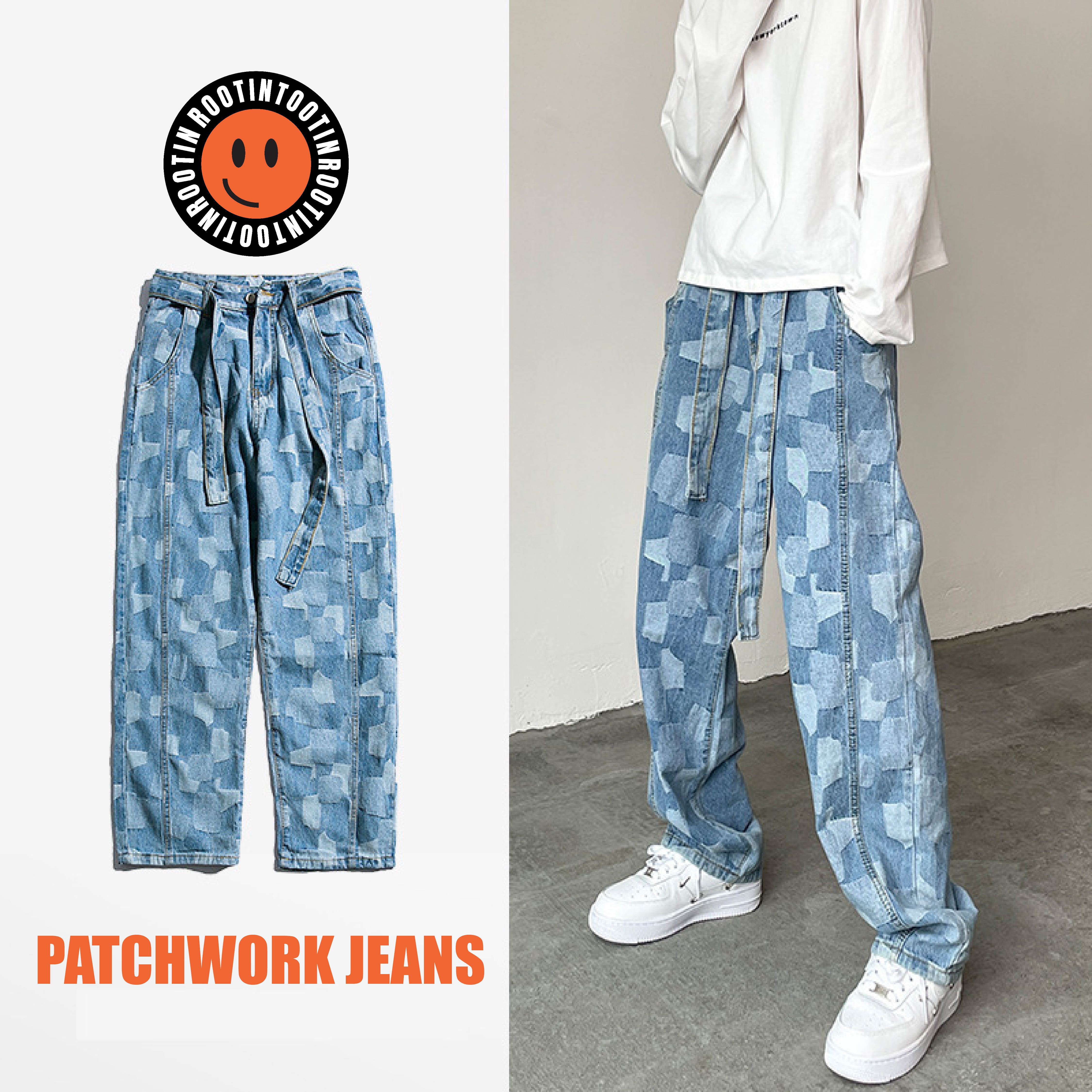 PATCHWORK JEANS