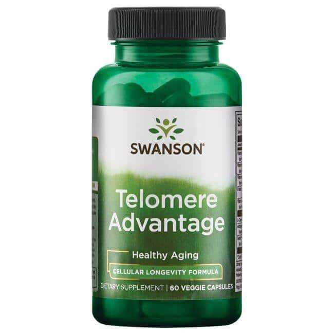 เทโลเมียร์ Swanson Ultra Telomere Advantage 60 Veg Caps