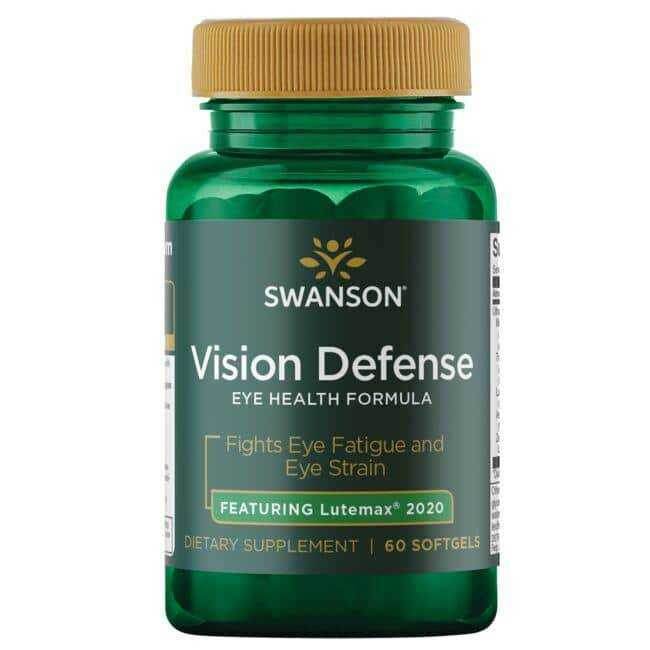 บำรุงตาพรีเมี่ยม Swanson Ultra Vision Defense Eye Health Formula-Featuring Lutemax 2020/ 60 Sgels