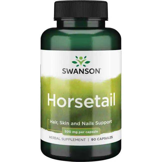 หญ้าหางม้าสกัด Swanson Premium Horsetail 500 mg/ 90 Capsules