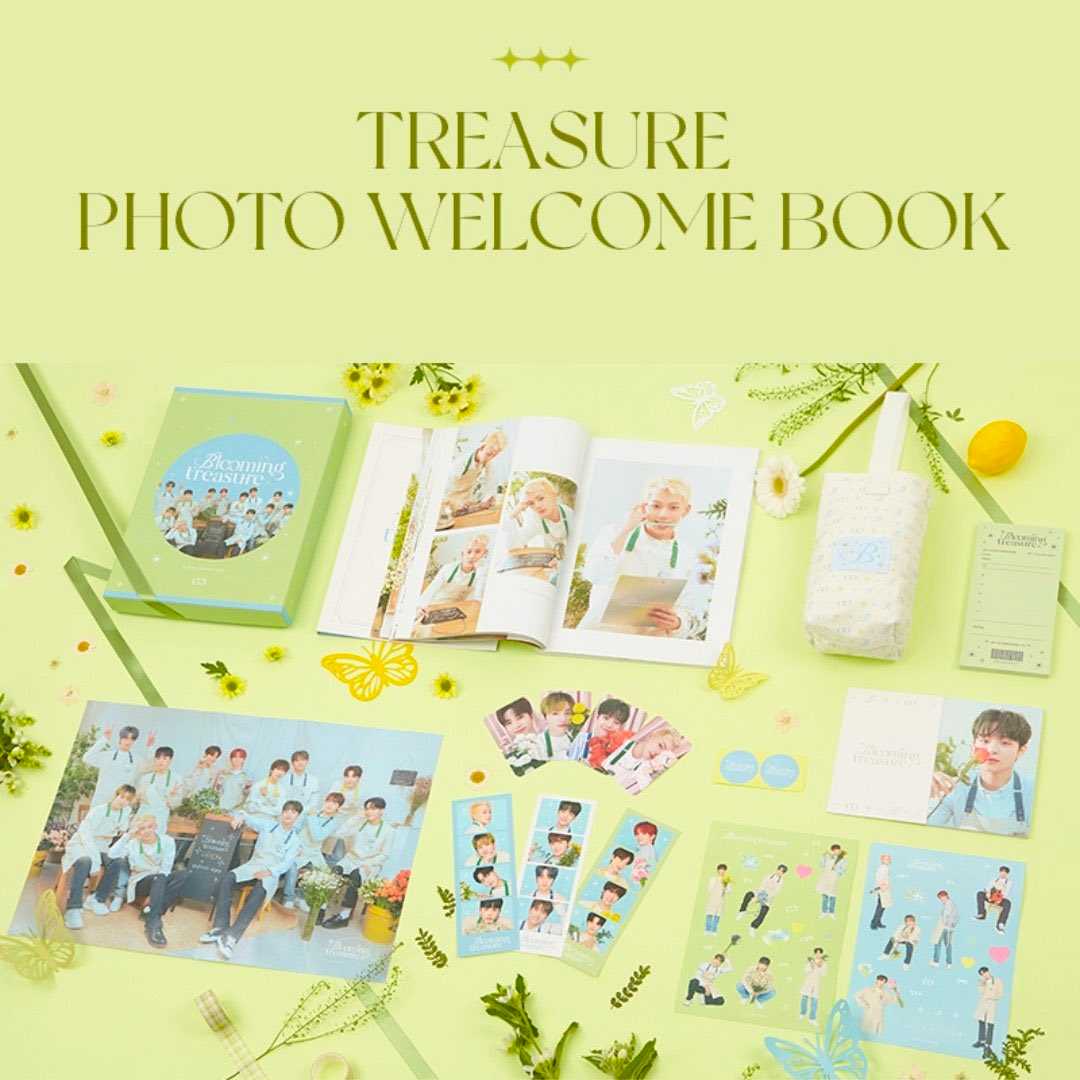TREASURE PHOTO WELCOME BOOK - BLOOMING TREASURE