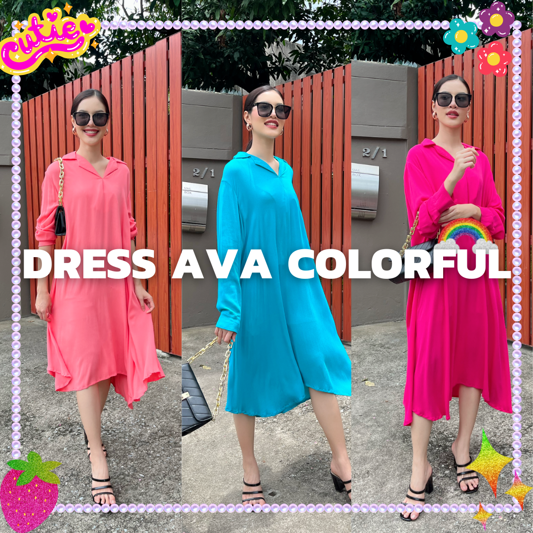 Dress Ava Colorful
