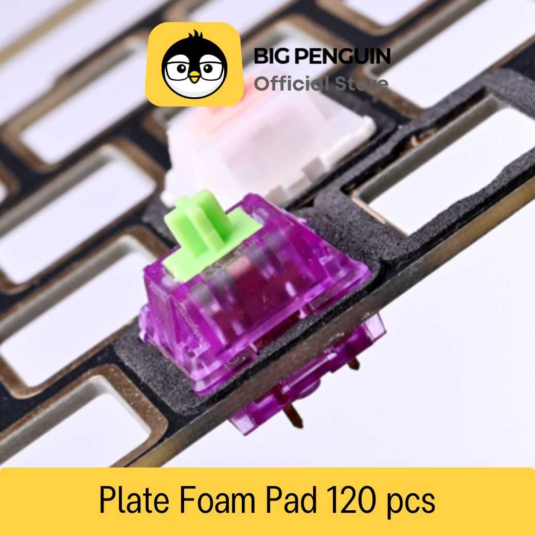 Plate Foam Pad (ติดตำแหน่ง Upper plate) Custom Keyboard 120 ชิ้น