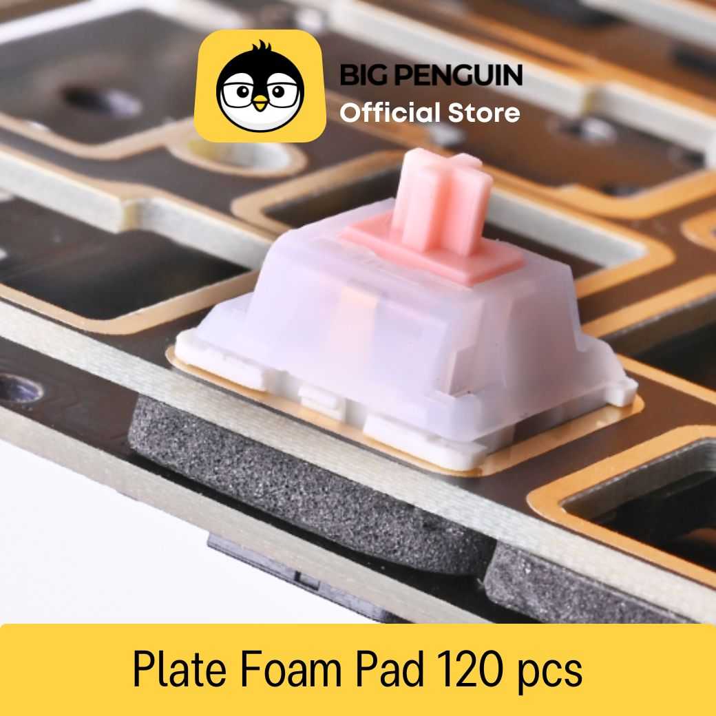Plate Foam Pad (ติดตำแหน่ง Lower plate) Custom Keyboard 120 ชิ้น Lube Switch