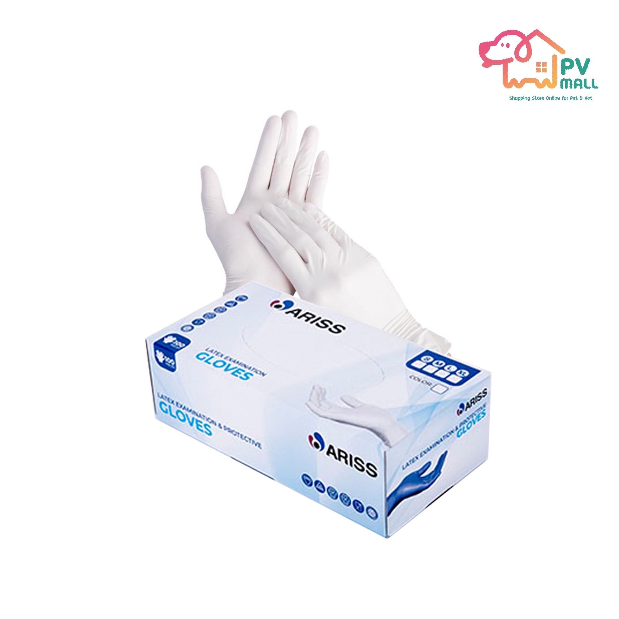 Ariss ถุงมือยาง  Size M