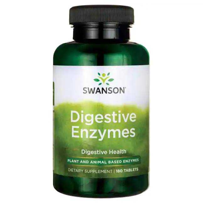 เอนไซม์ช่วยย่อย Swanson Premium Digestive Enzymes 180 Tablets