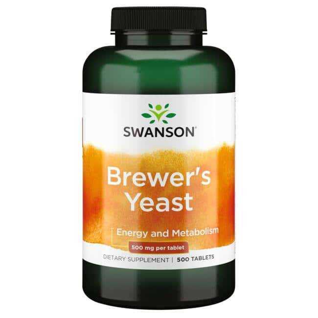 Swanson Premium Brewer’s Yeast 500 mg 500 Tablets