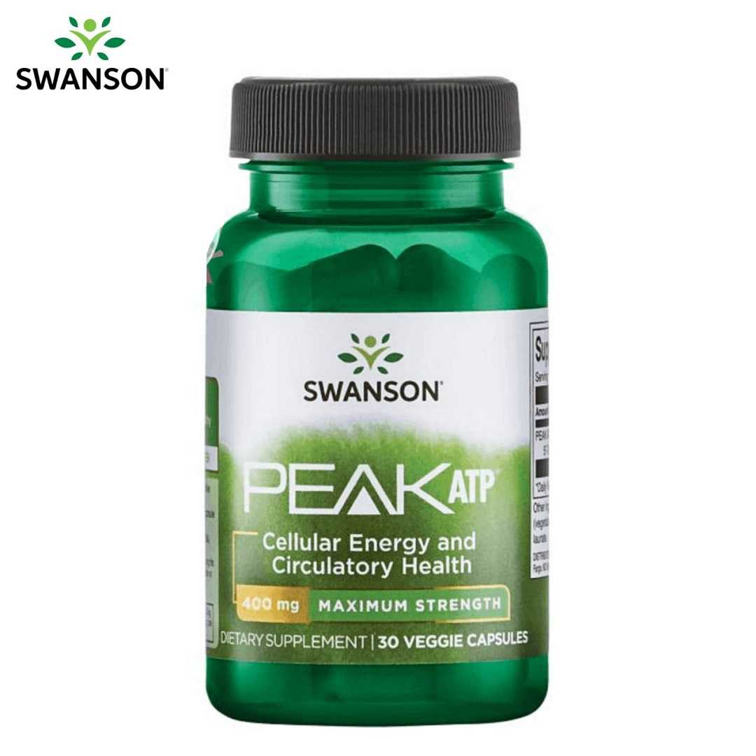 เอทีพี Swanson Maximum Strength Peak ATP 400 mg 30 Veg Capsules
