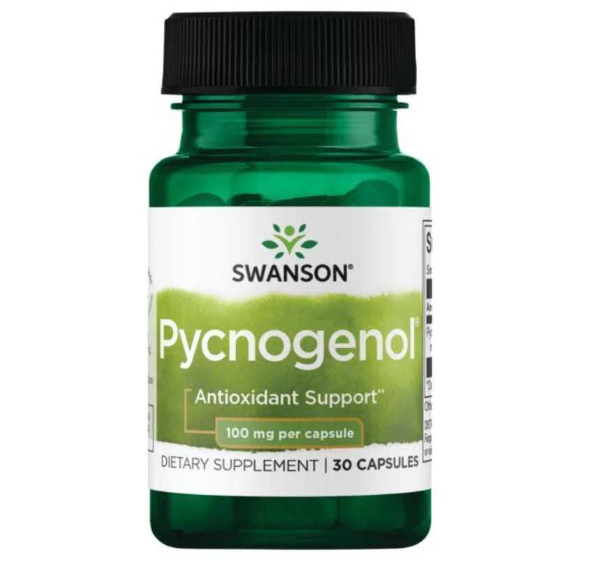 เปลือกสนฝรั่งเศส Swanson Ultra Pycnogenol 100 mg 30 Capsules