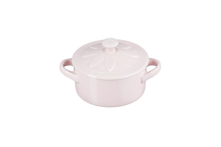 10CM MINI COCOTTE SUNFLOWER RELIEF CK CHIFFON PINK