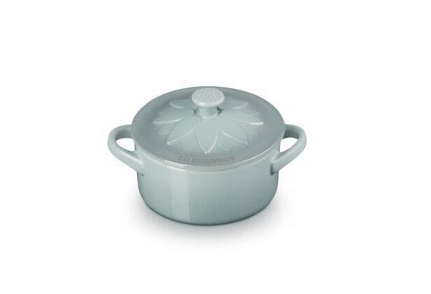 10CM MINI COCOTTE SUNFLOWER RELIEF CK SEA SALT