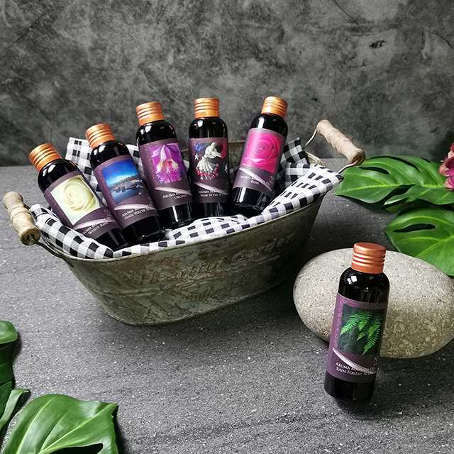 Aroma massage Oil น้ำมันนวดตัวอโรมา  100 ml. กลิ่นพิเศษ มีหลายกลิ่น เลือกในภาพ