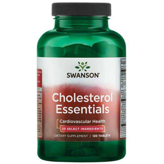 ลดคอเลสเตอรอล Swanson Condition Specific Formulas Cholesterol Essentials/ 120 Tabs
