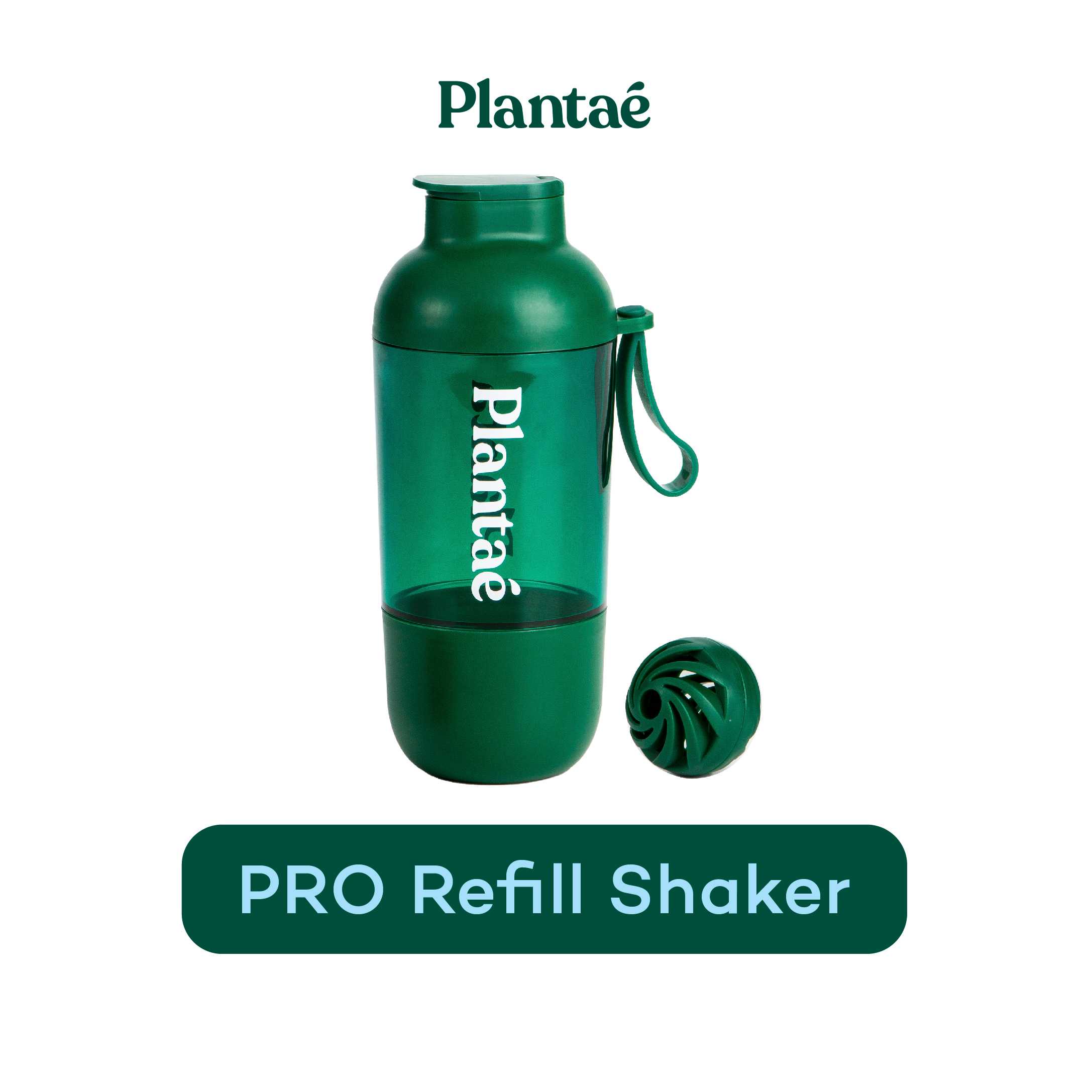Plantae แก้วเชค รุ่น PRO Refill Shaker  สี Planet Green :  แก้วเชค โปรตีน โปรตีนพืช เวย์โปรตีน