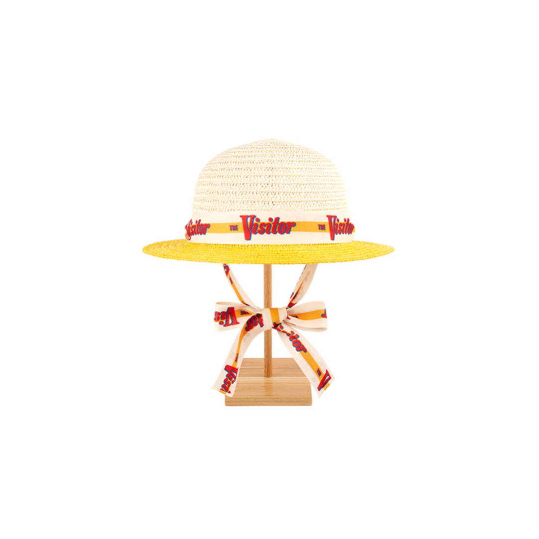 The Visiter Color Block Raffia Hat