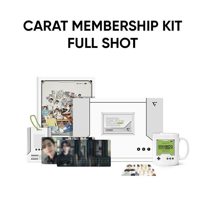 รับกด #SEVENTEEN CARAT MEMBERSHIP KIT ver.2