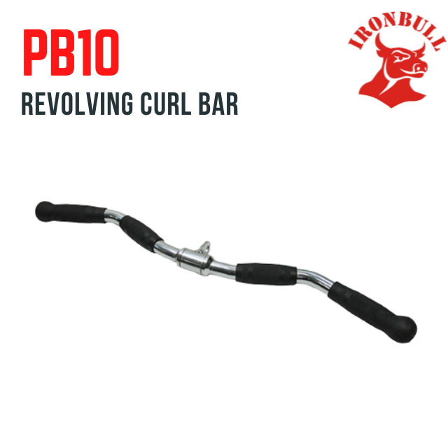 PB10 Revolving Curl Bar, Iron Bull