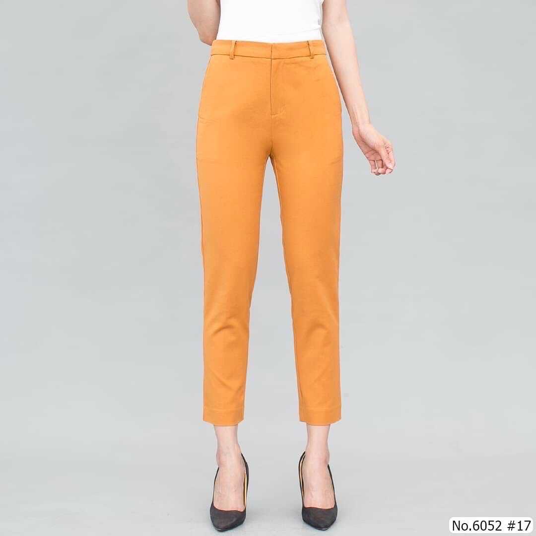 Maristar กางเกง9ส่วน No. 6052 ผ้าCotton+Spandex(พรีเมี่ยม)