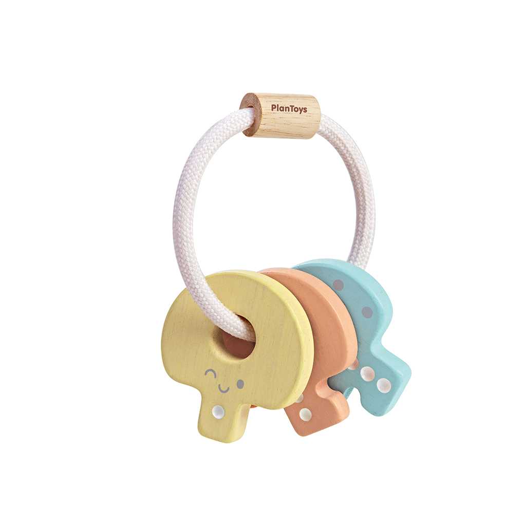 Baby Key Rattle - Pastel พวงกุญแจเขย่า - สีพาสเทล