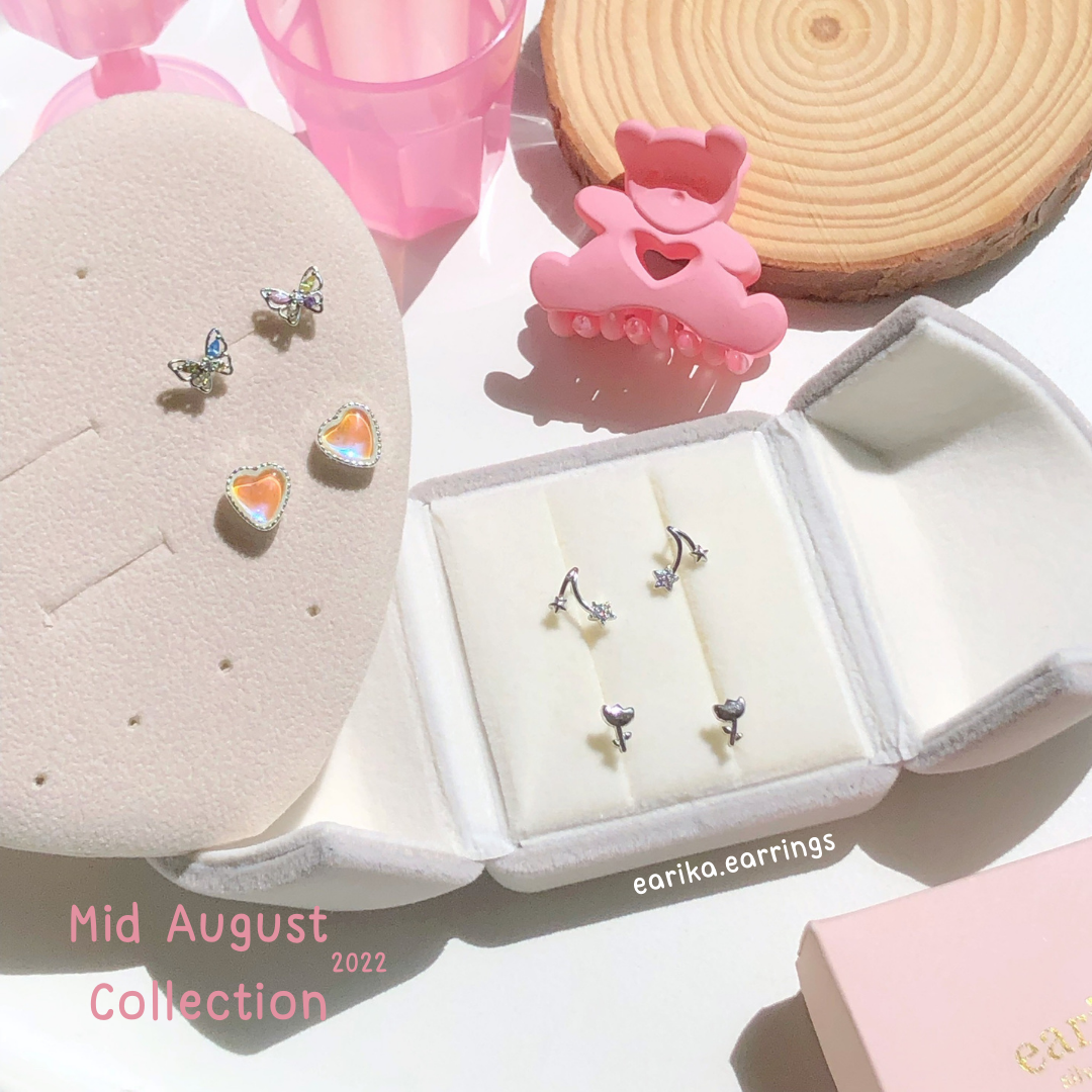 earika.earrings - ต่างหูเงินแท้ S92.5 คอลเลคชั่นกลางเดือนสิงหาคม 2022 (1) เหมาะสำหรับคนแพ้ง่าย