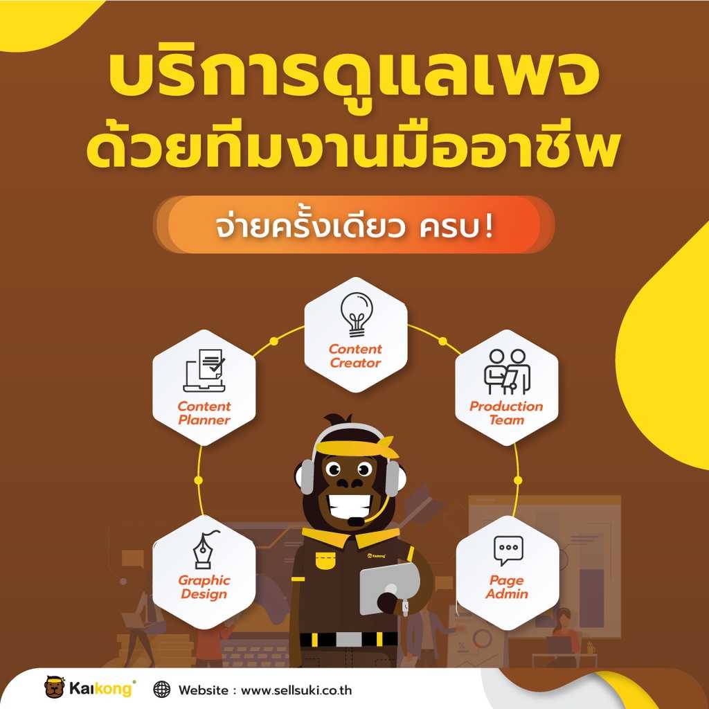 บริการ Content Marketing คอนเทนต์ขายของ คอนเทนต์ครีเอเตอร์ by SSK Sellsuki
