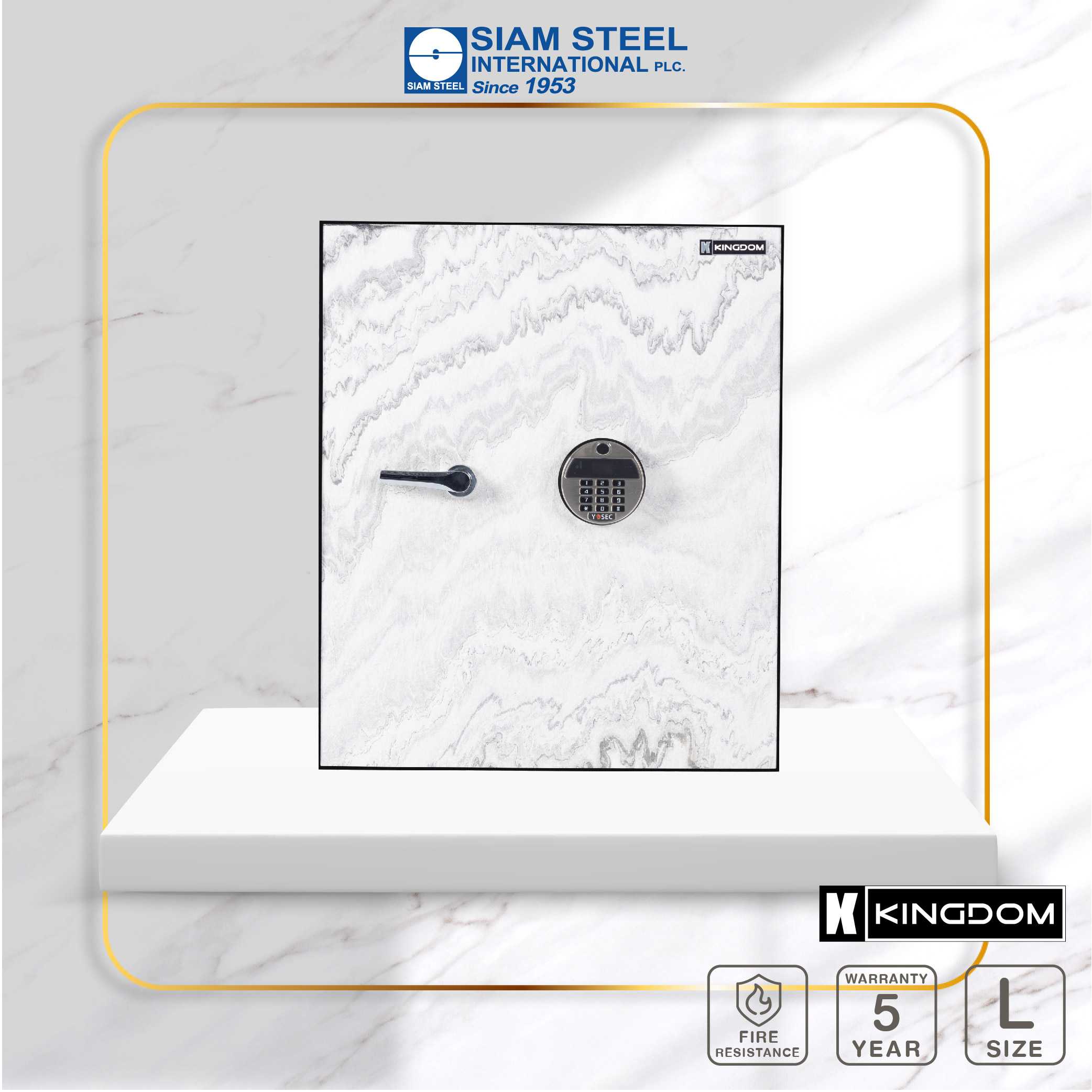 DÉCOR – Stone Series  รุ่น DC155B ลาย White Marble