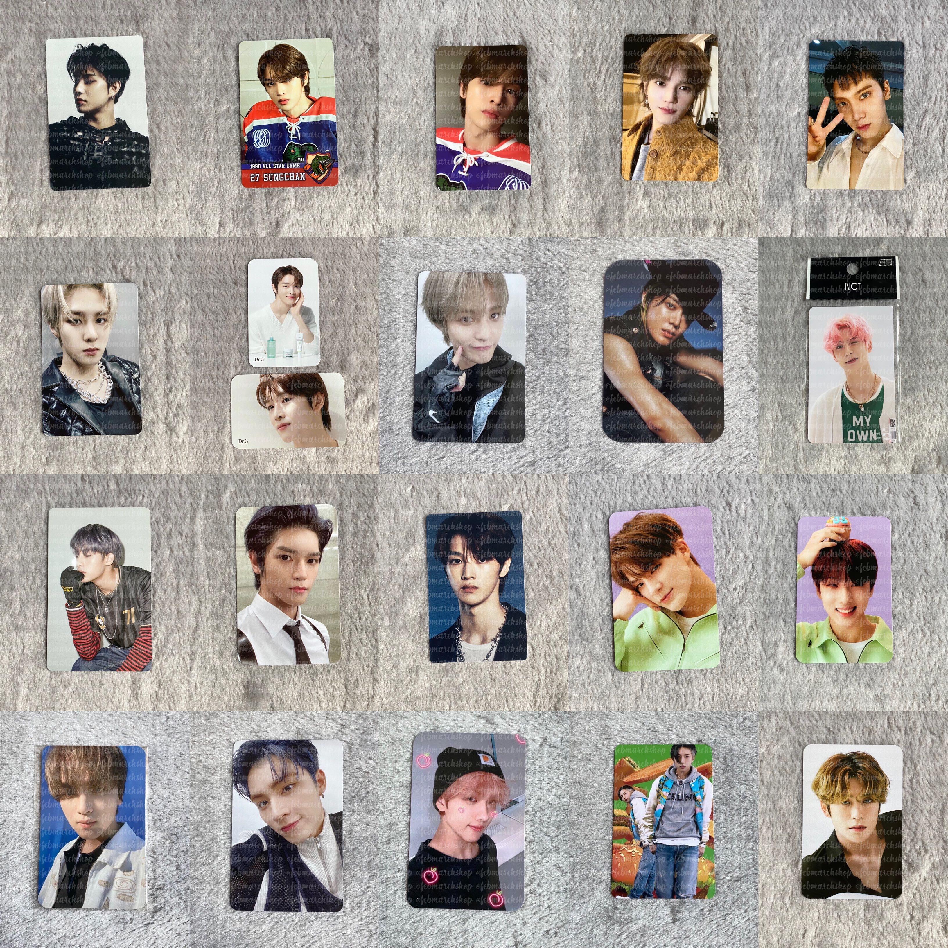 พร้อมส่ง การ์ดnct จองอู ซองชาน แทยง เตนล์ แฮชาน แจฮยอน เจโน่ จีซอง วินวิน ยูตะ เซียวจวิ้น คุน อินจุน